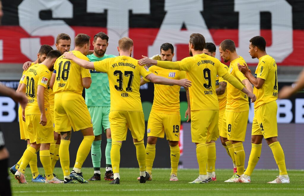 VfL Osnabrück Team gegen Ingolstadt