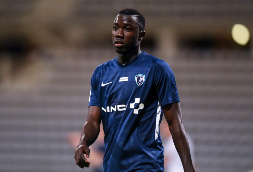 Silas Katompa Mvumpa (Paris FC) in der Ligue 2